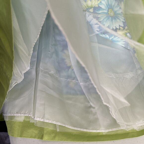 Vtg bt Kids Dress Kids 4T Multi Ruffle Bloomcore Garden Party - Picture 7 of 7